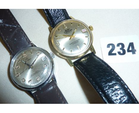 Two gentleman's vintage wrist watches, a Continental and a Systema