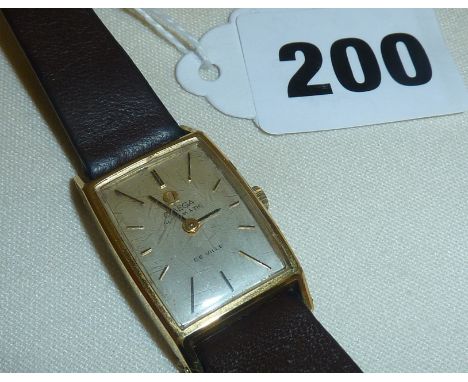 Vintage ladies Omega gold-plated wrist watch