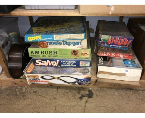 A quantity of vintage toys and games
