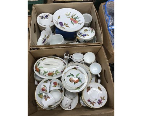 A large quantity of Royal Worcester 'Evesham' wares
