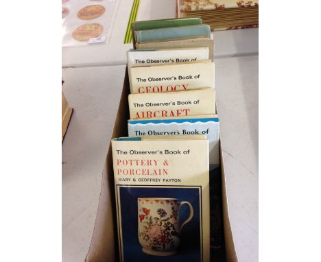 8 vintage Observer books.