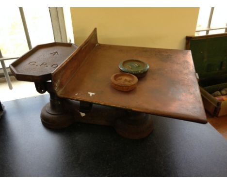 Large War Dept marked GPO scales.