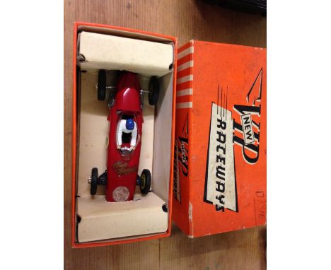 A VIP Raceway's Formula 1 slot car BRM boxed.