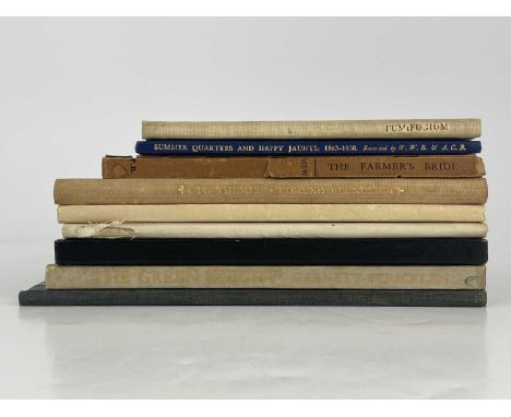 Books including Blackie, W W and A C, 1947, Summer Quarters and Happy Jaunts, London: Blackie, signed and dedicated to Cecily