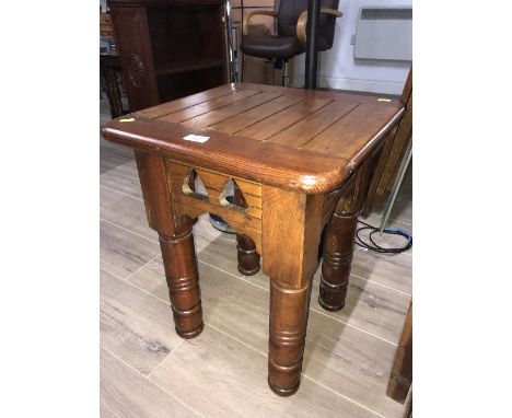 SOLID WOODEN LAMP TABLE