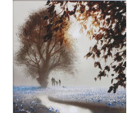 John Waterhouse (British, b.1967)
'A World of Dreams'
signed and numbered 115/195 (lower left), print on board
29 x 29cm (11.