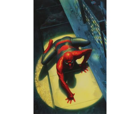 Alex Ross for Marvel (American, Contemporary) 
'The Spectacular Spider Man'
signed and numbered 40/195, fine art giclee print