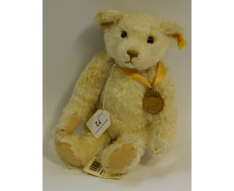 A Steiff Millennium 2000 teddy bear made for Danbury Mint.
