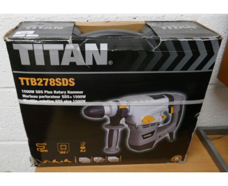 Titan SDS drill model no. TTB278SDS 