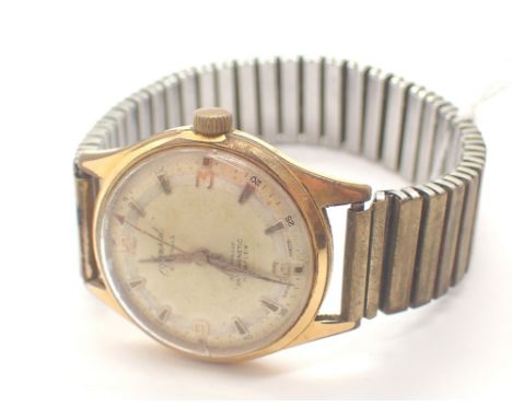 Vintage Accurist 21 jewel gents wristwatch on expanding strap CONDITION REPORT: This item is working at lotitng.