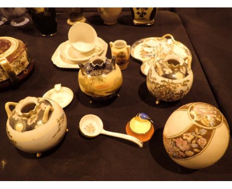 Noritake vases plate ash tray trio etc 