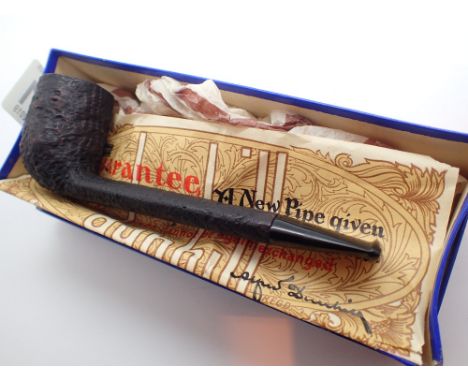 Vintage boxed Dunhill shell Briar smokers pipe dated 6/1/1953 patent 417574 / 34  CONDITION REPORT: This pipe does not appear