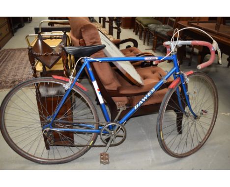 A vintage Dawes Chevron racer style bicycle fitted with Simplex gears