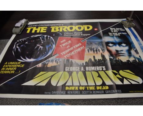 Three vintage horror/ cult move posters.