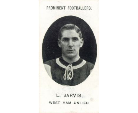 TADDY, Prominent Footballers, Burton &amp; Jarvis (both Woolwich Arsenal), Grapnel backs, with footnotes, G to VG, 2