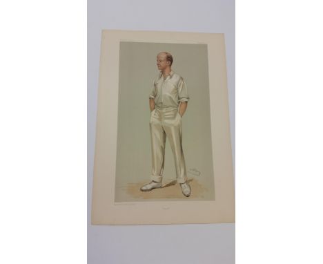 CRICKET, Vanity Fair print, Plum (Warner), by SPY, 3rd Sep 1903, EX