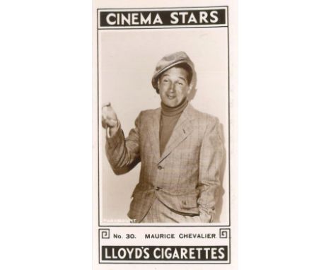 LLOYD, inc. complete (3), Cinema Stars (28-54), Atlantic Records, Zoo Series; part set, Cinema Stars 1-25 (24/25),EX, 101*