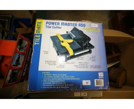 Electric tile cutter