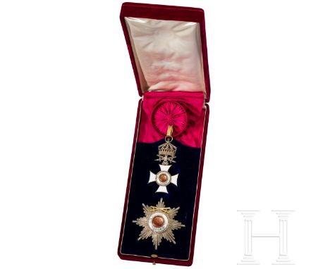 Wilhelm Freiherr von Leonrod - Großkreuzsatz mit Schwertern am Ring und Brillanten des bulgarischen St.-Alexander-Ordens, im 