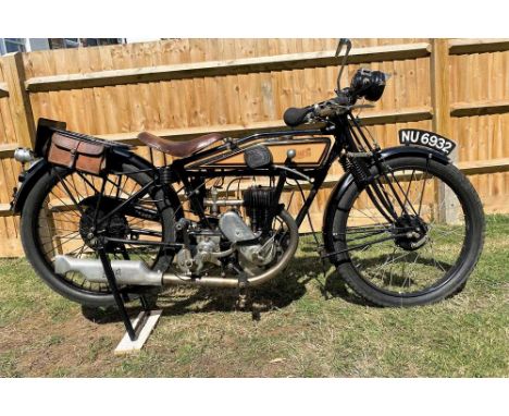 Registration No: NU 6932  Frame No: 8002  MOT: ExemptA very sporting Vintage JamesMarque specialist owned for 38 yearsCurrent