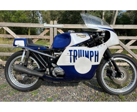 Registration No: Unregistered Frame No: T.B.A MOT: ExemptGenuine ex Works Trident race bikeTony Jefferies 1972/73 factory rac