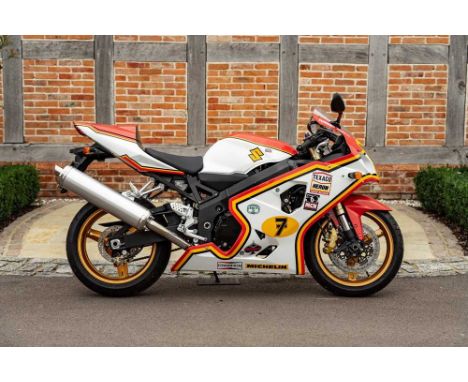 Registration No: WN55 KDU Frame No: JS1B3111200101676 MOT: NoneA very special edition Suzuki GSX-R750 K5Number 37 of 50 produ