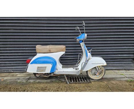 Registration No: SEU 295D Frame No: VNL2T52101 MOT: ExemptThis is the screen used Vespa from the film production 'Alfie' (200