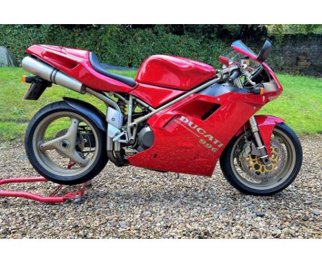 Registration No: T922 APO Frame No: ZDMH200AAWB002234 MOT: NoneA low mileage Ducati 996In very good order for its ageAlways l