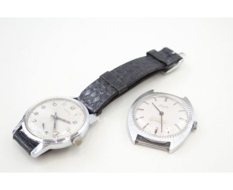 Mens Vintage Watches Hand-Wind Avia Everite Working x 2