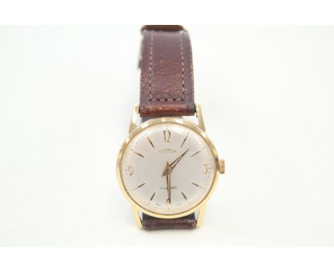 Mens Vintage Roamer Gold Tone Watch Hand-Wind Working 