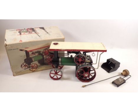 A Mamod steam tractor, boxed 