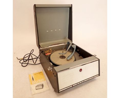 A Bush Monarch SRP31D record player with operating manual 