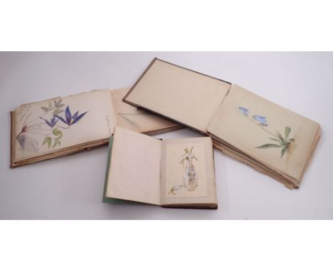 Three various 19th century watercolour/sketch books 