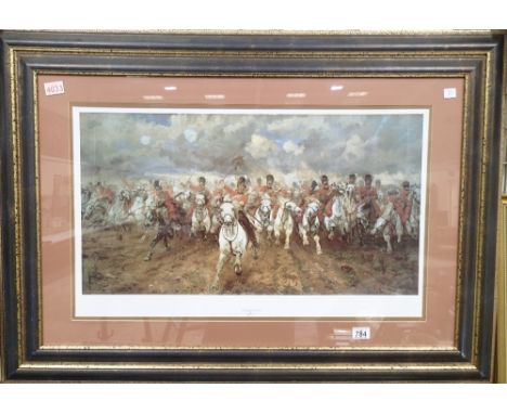 Framed and glazed Scotland Forever print 72 x 39 cm 