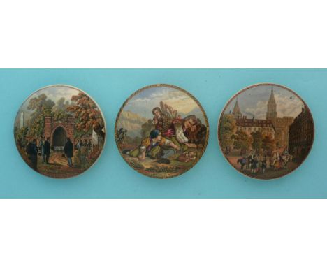 HRH Prince of Wales Visiting the Tomb of Washington (310) 102mm, I See You My Boy (311) 100mm and French Street Scene (312) 1