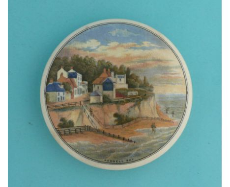 Pegwell Bay (31) 132mm  (pot lid, pot lids, potlid, potlids, prattware)  