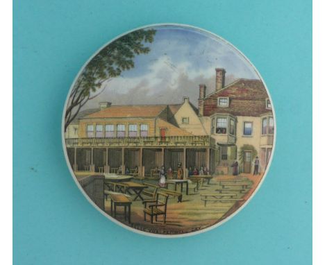 Belle Vue, Pegwell Bay (30) without window, 112mm  (pot lid, pot lids, potlid, potlids, prattware)  