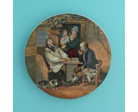 A Fix (256) 106mm  (pot lid, pot lids, potlid, potlids, prattware)  
