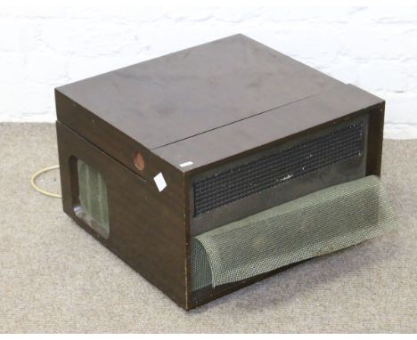 A mahogany cased PYE vintage record player.