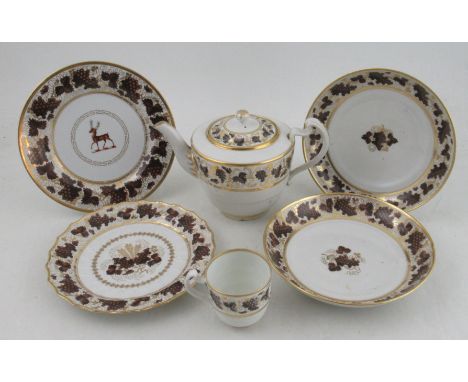 From the collection of Lord &amp; Lady Flight, A collection of 18th century Worcester, Barr, Flight, Barr and others, decorat