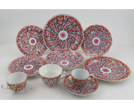 From the collection of Lord &amp; Lady Flight, A collection of Queen Charlotte pattern tea ware, to include plates, saucers a