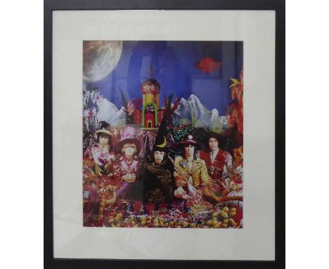 ROLLING STONES, Satanic Majesties photo by Michael Cooper, 1967, 64cm x 58cm, framed and glazed.