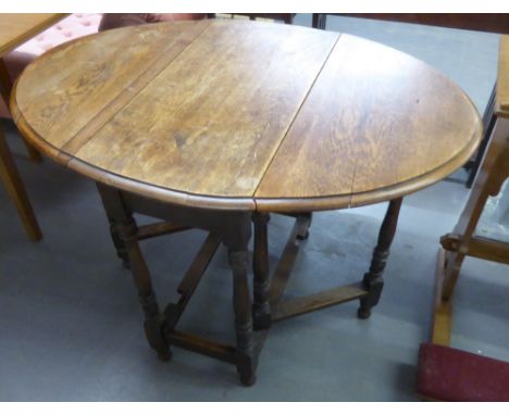 CIRCA 1920's OAK GATELEG TABLE A MODERN LIGHT OAK BESPOKE CUPBOARD BOOKCASE & A GEORGIAN STYLE MAHOGANY BOW FRONTED COCKTAIL 