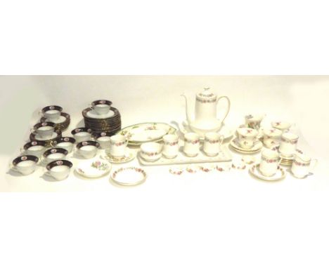A 35 PIECE CZECHOSLOVAKIAN 'VICTORIA' PORCELAIN TEA SERVICE AND OTHER TEA WARES 