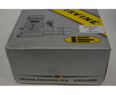 Irvine - Black Head R/C 25 ABC, with silencer, new in box.