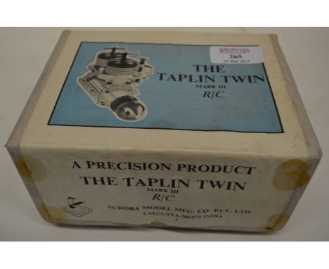 The Taplin Twin Mark III, R/C by Aurora, nearly new.