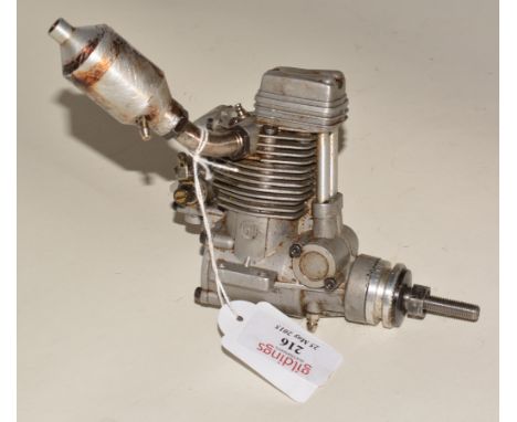 SC 52 F/S glow engine, condition fair.