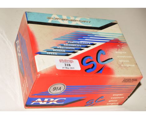 SC 91A R/C glow engine, in box, used.