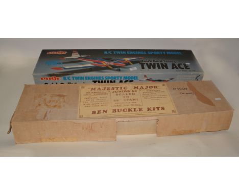 Pilot R/C twin Ace R/C kit, and Ben Buckle Majestic Major 88" span.