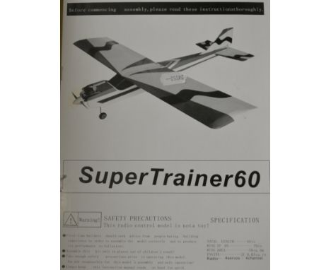 Super-Trainer 60, 70" span ARTF for 10cc engine.
